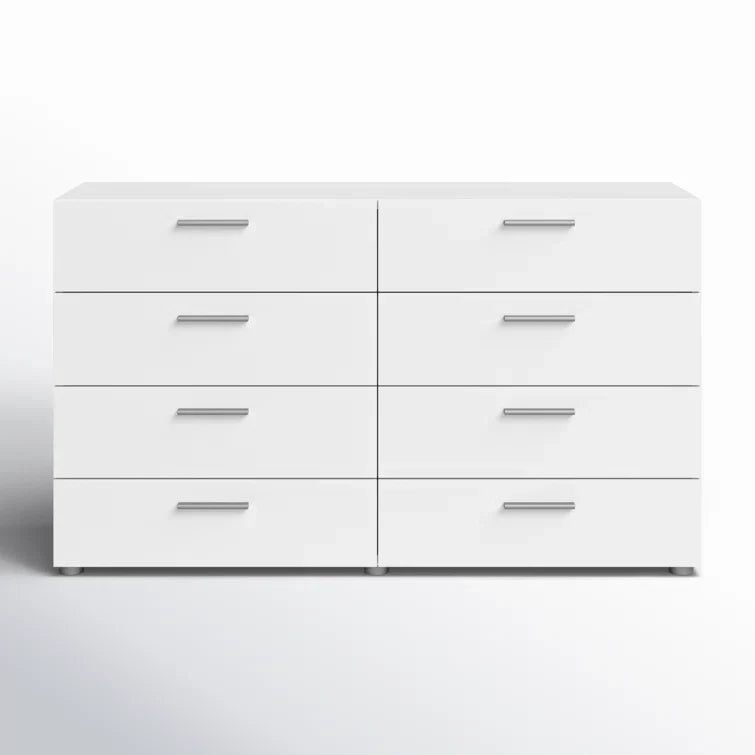 Jantz 8 Drawer 55.12" W Double Dresser