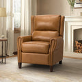 Rosaura 32.68" Wide Genuine Leather Manual Recliner