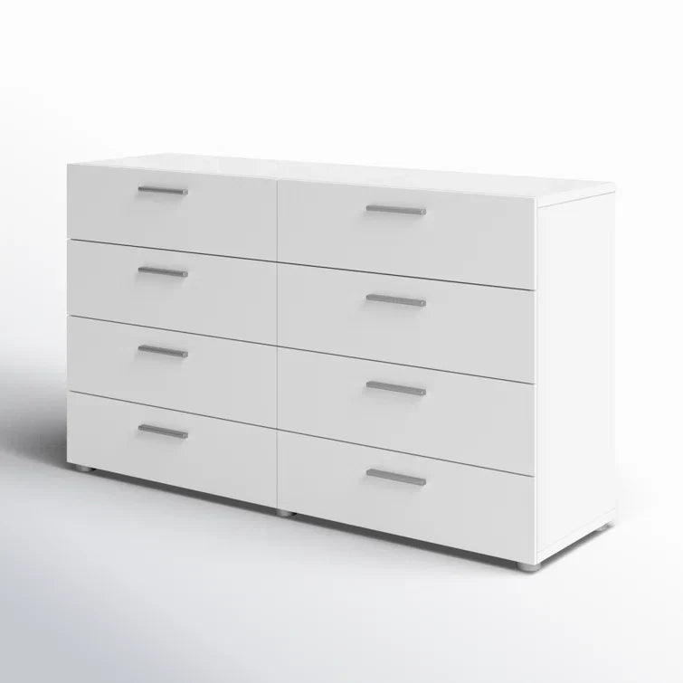 Jantz 8 Drawer 55.12" W Double Dresser