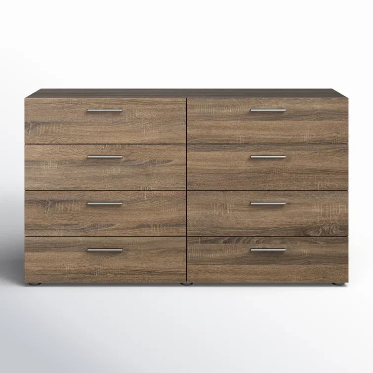 Jantz 8 Drawer 55.12" W Double Dresser