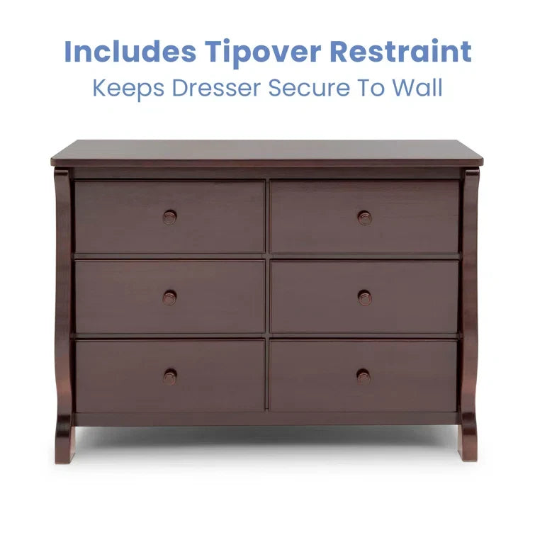 Universal Double Dresser -Made of Solid Woods