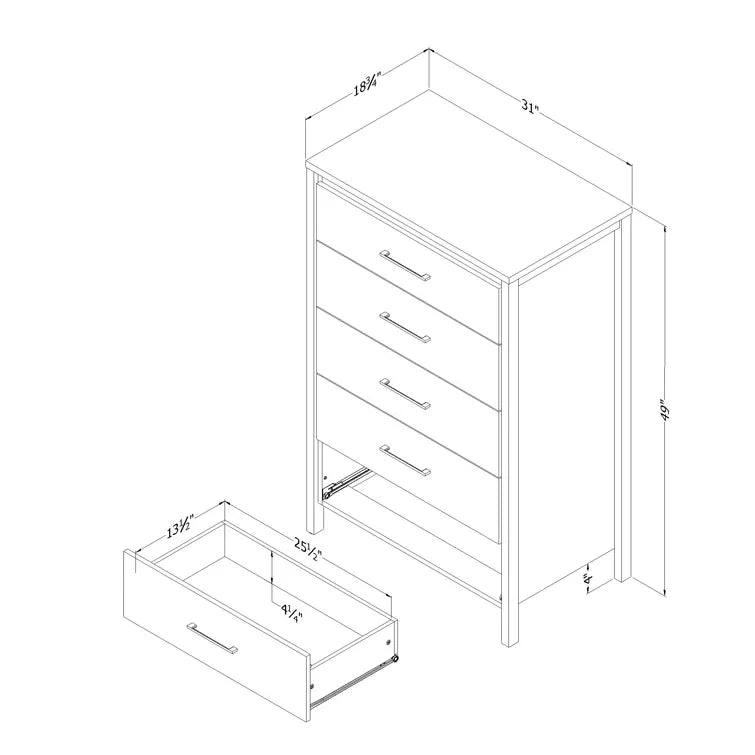 Gravity 5 - Drawer Dresser