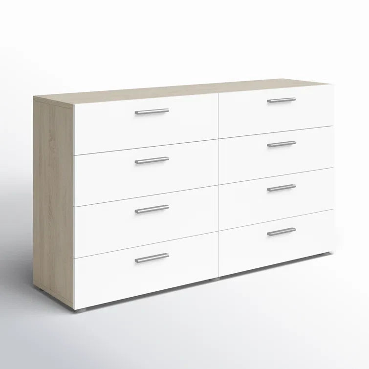 Jantz 8 Drawer 55.12" W Double Dresser