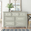 7 Drawer 61'' W Solid Wood Dresser