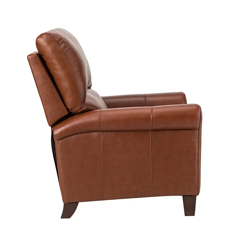 Eliana 33.07" Wide Genuine Leather Manual Recliner