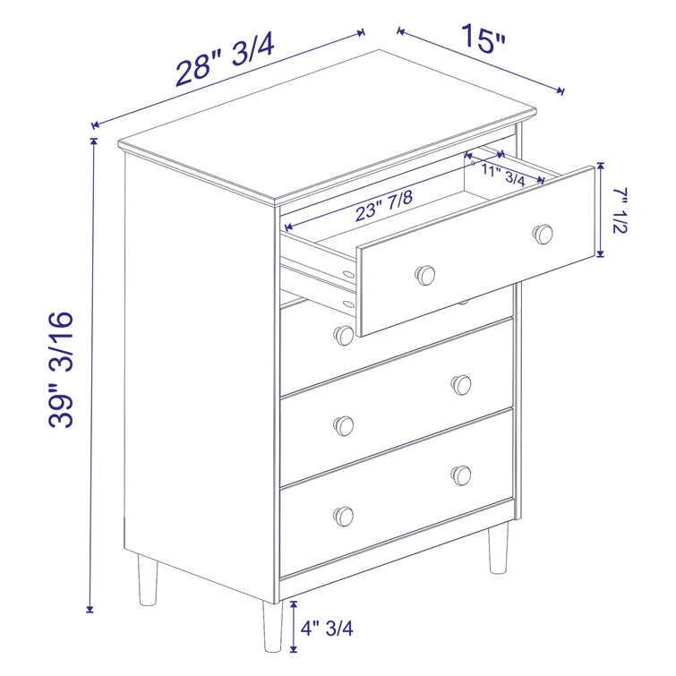 Bhuneshwar 4 - Drawer Dresser
