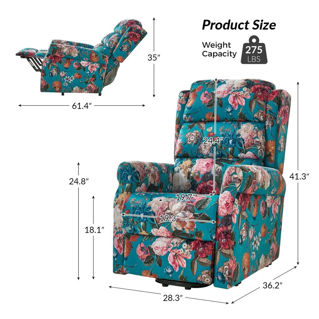 Pablo Upholstered Lift-Assist Power Recliner with Comfort and Convenience