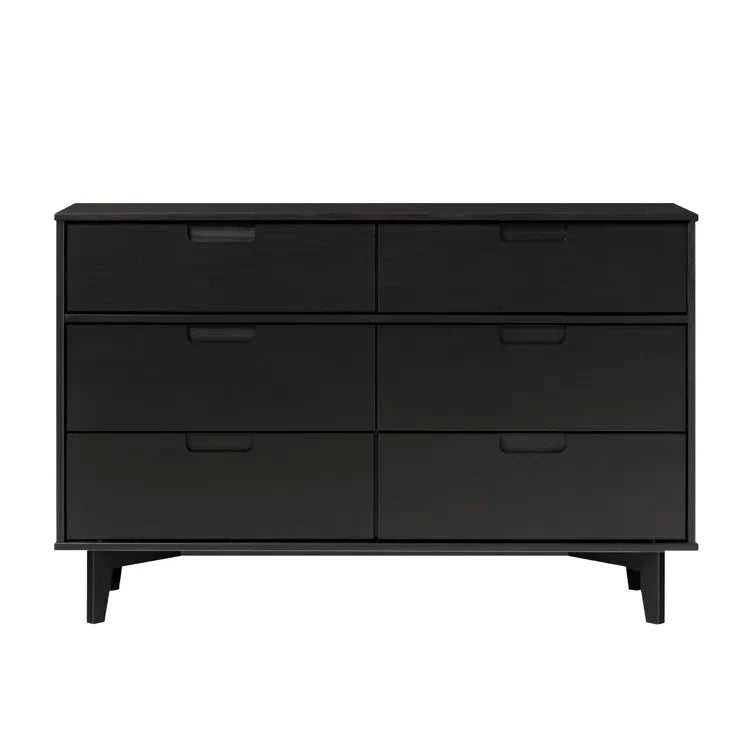 Yarber Groove 6 Drawer Double Dresser