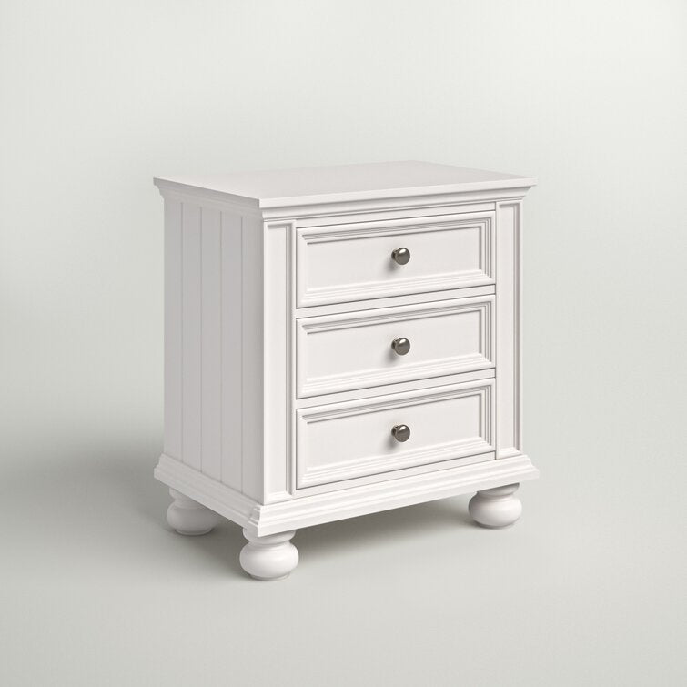 28'' Tall 3 - Drawer Nightstand Set of 2