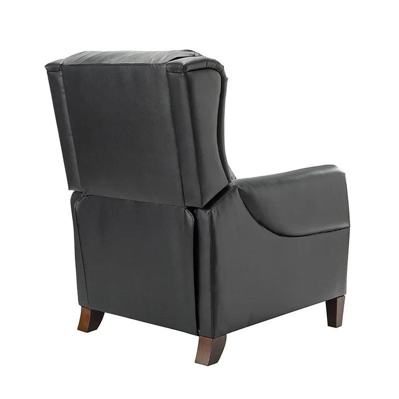 Rosaura 32.68" Wide Genuine Leather Manual Recliner