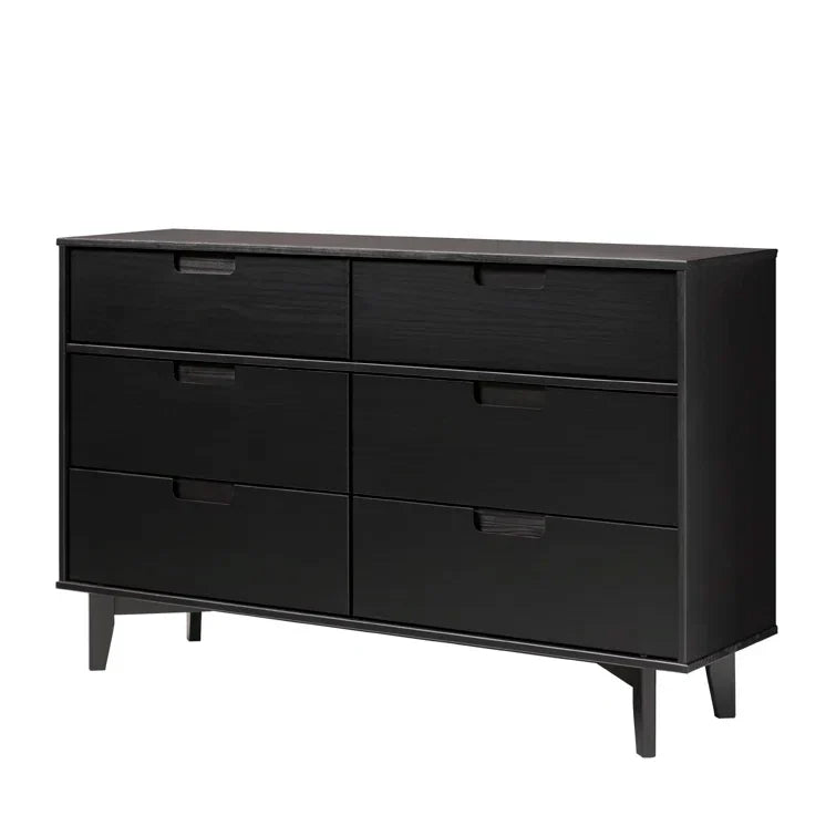 Yarber Groove 6 Drawer Double Dresser