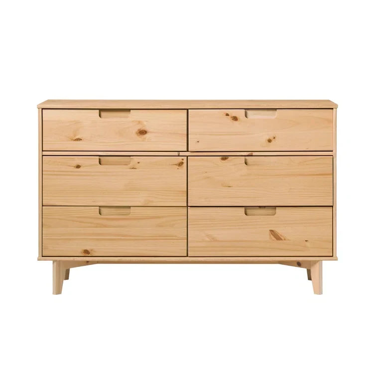 Yarber Groove 6 Drawer Double Dresser