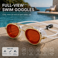The "Sunglasses" Goggles: 180° Panoramic View & Crystal Clear Vision