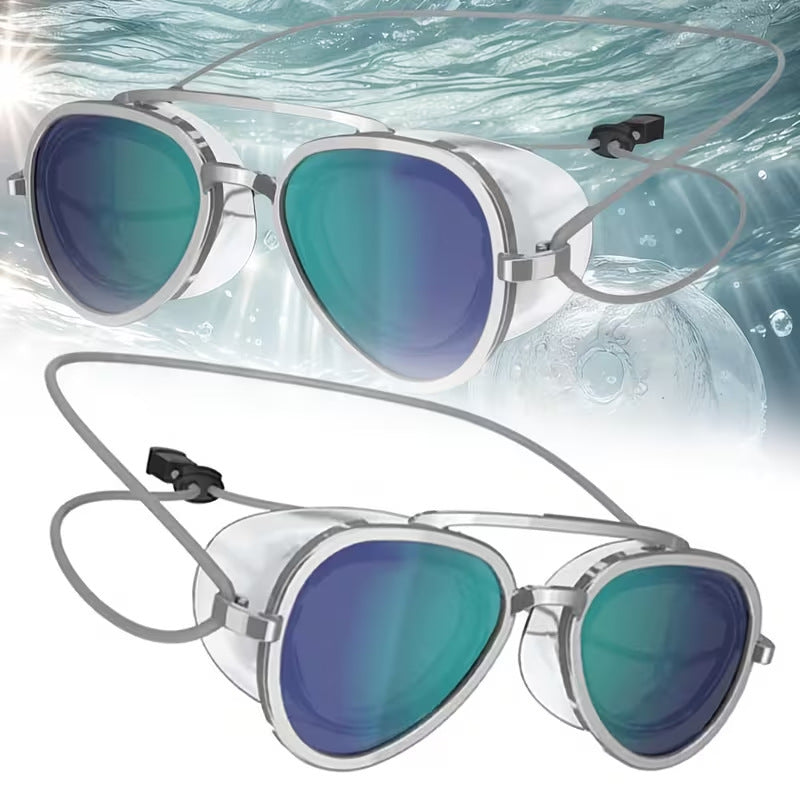 The "Sunglasses" Goggles: 180° Panoramic View & Crystal Clear Vision