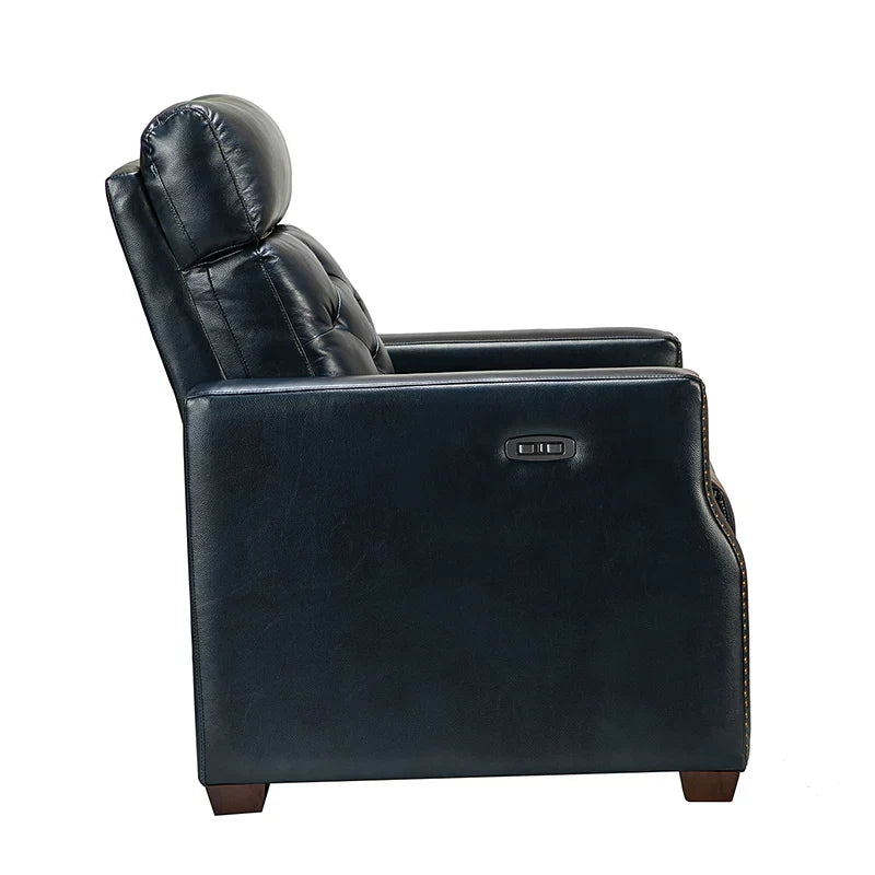Carlota 31.5" Wide Genuine Leather Power Recliner
