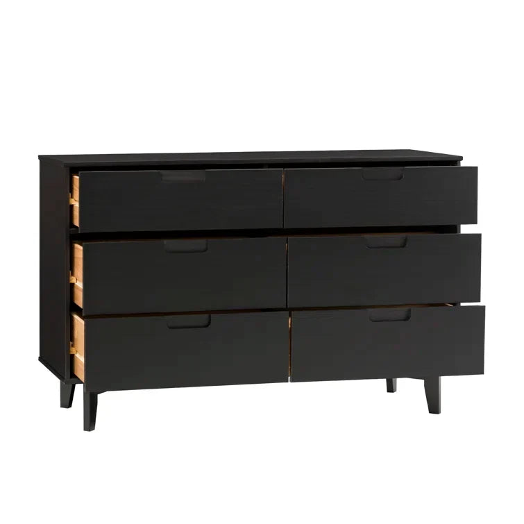 Yarber Groove 6 Drawer Double Dresser