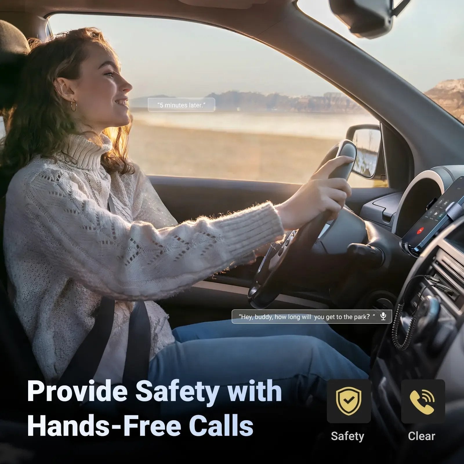Upgrade Your Drive Instantly – Bluetooth 6.0 AUX Wireless Audio Receiver with Hands-Free Calling