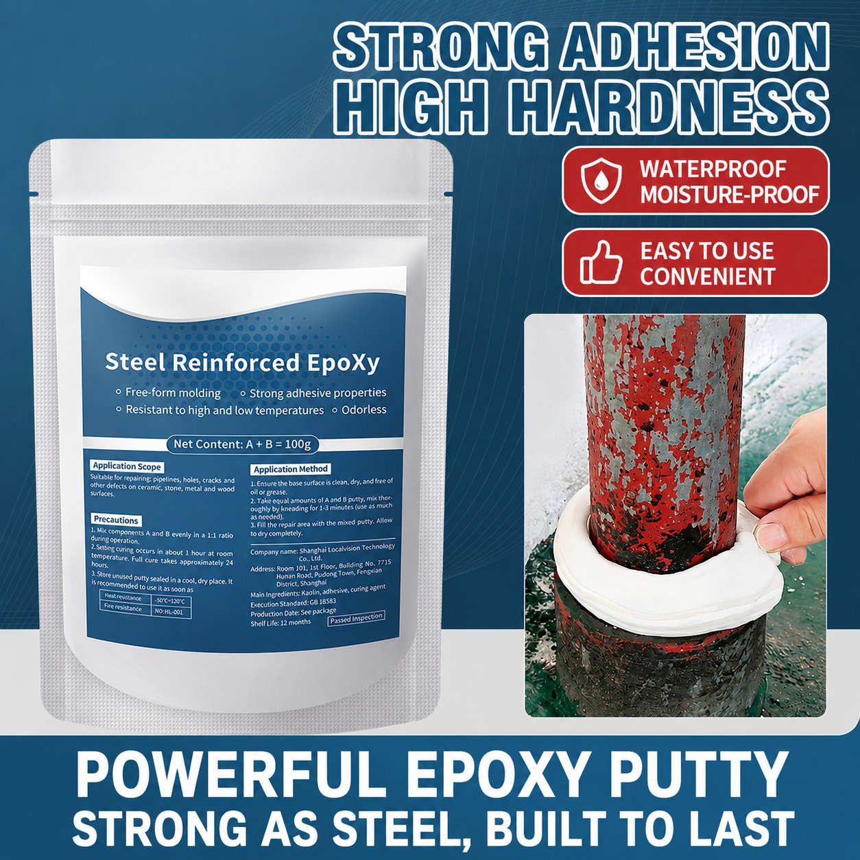 🔥🛠️ High-Strength Multi-Purpose Repair Clay
