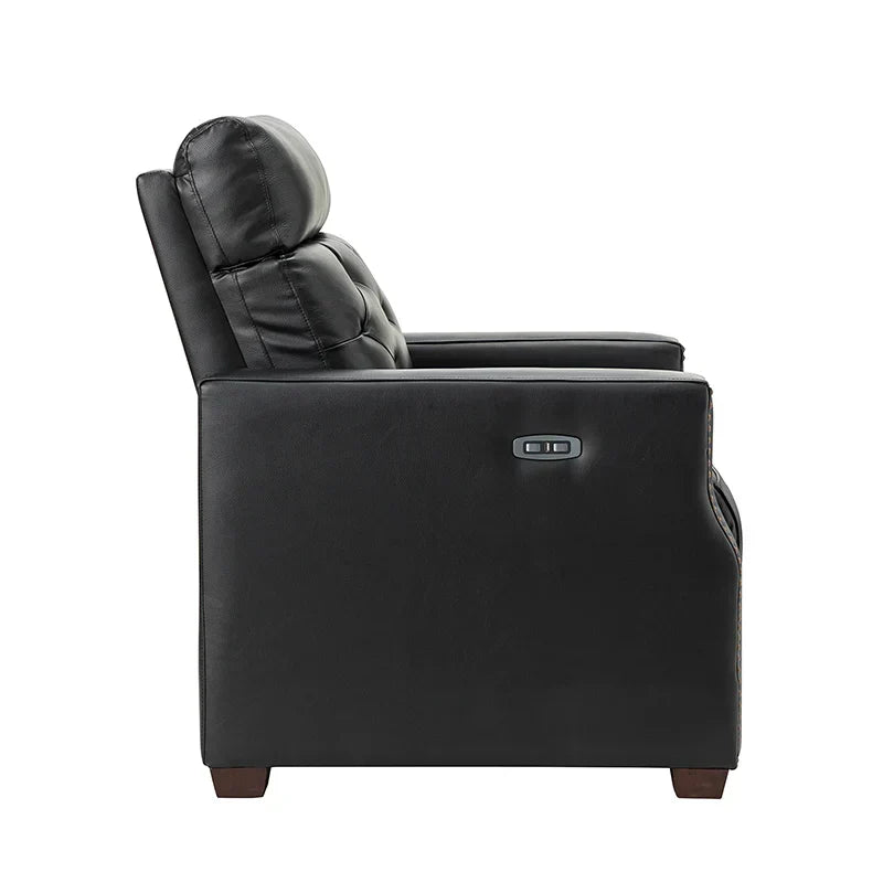 Carlota 31.5" Wide Genuine Leather Power Recliner