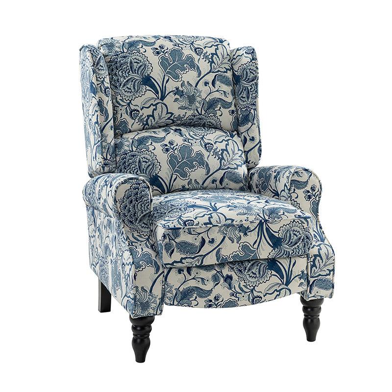 Erdeni Upholstered Manual Wingback Recliner Chair