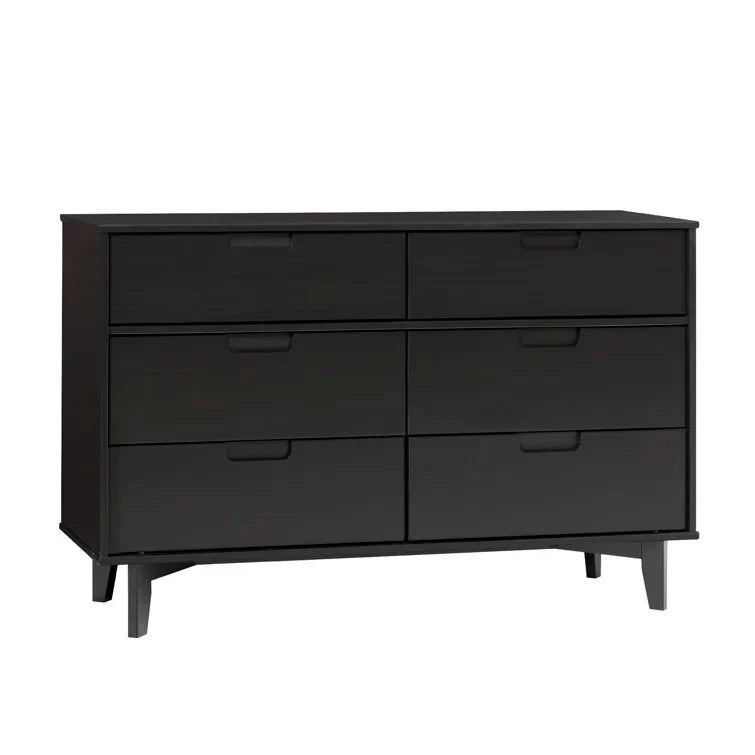 Yarber Groove 6 Drawer Double Dresser