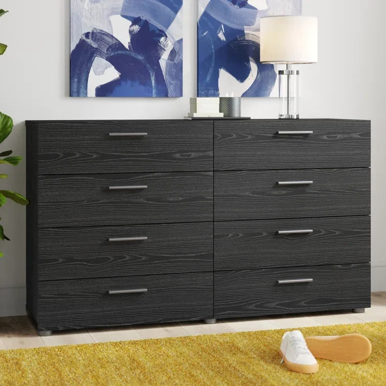 Jantz 8 Drawer 55.12" W Double Dresser