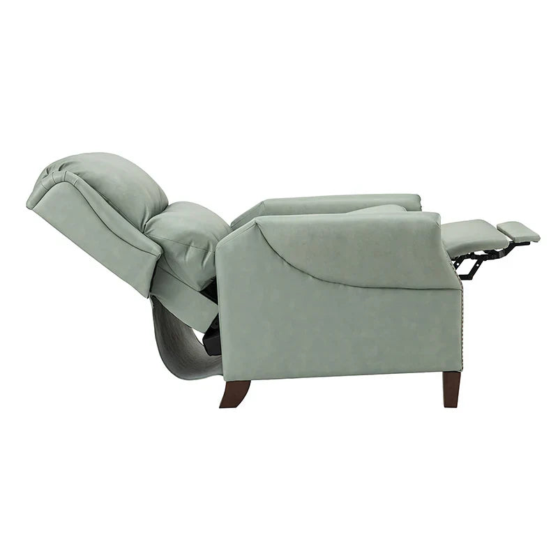 Rosaura 32.68" Wide Genuine Leather Manual Recliner