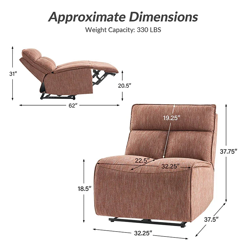 Justo 32" Wide Power Recliner