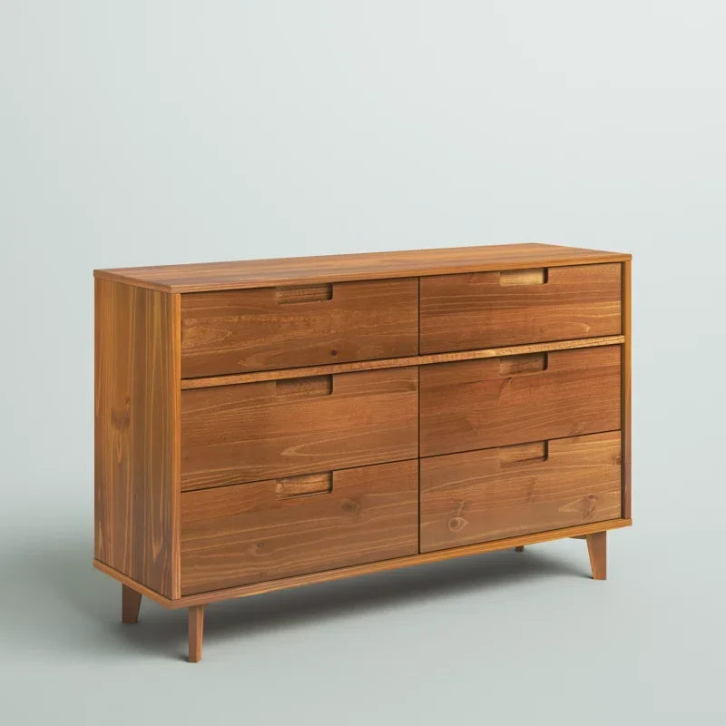 Helmick 6 Drawer 52'' W Dresser