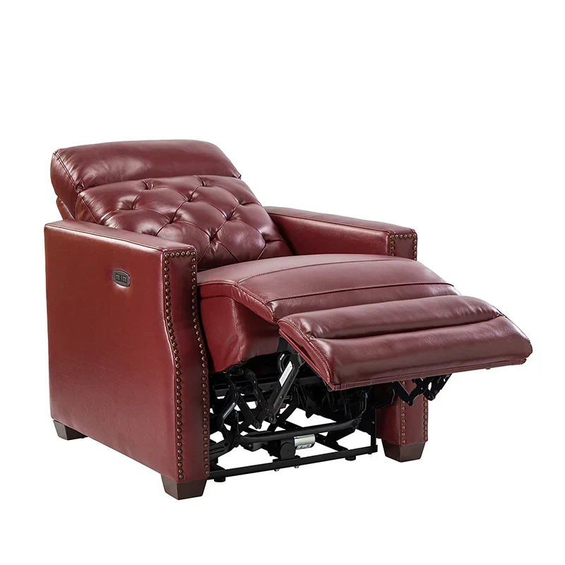 Carlota 31.5" Wide Genuine Leather Power Recliner