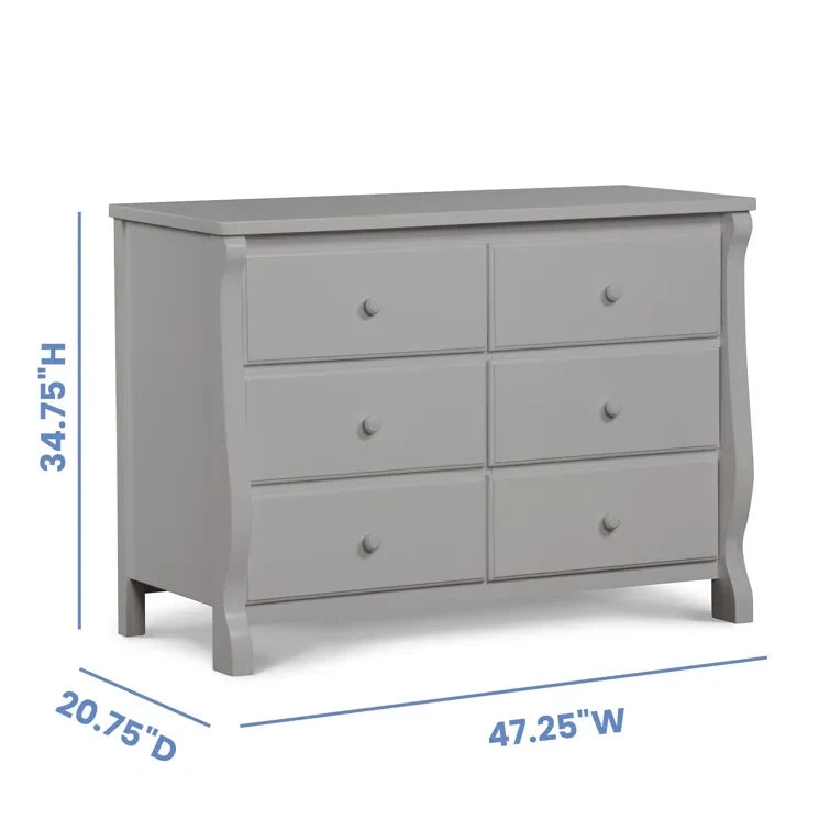 Universal Double Dresser -Made of Solid Woods