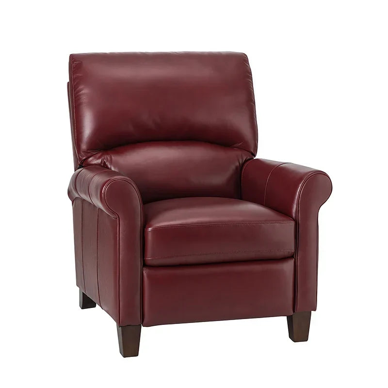 Eliana 33.07" Wide Genuine Leather Manual Recliner