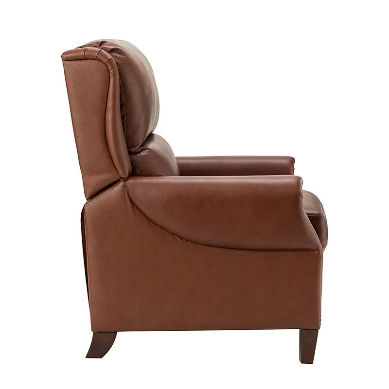 Rosaura 32.68" Wide Genuine Leather Manual Recliner