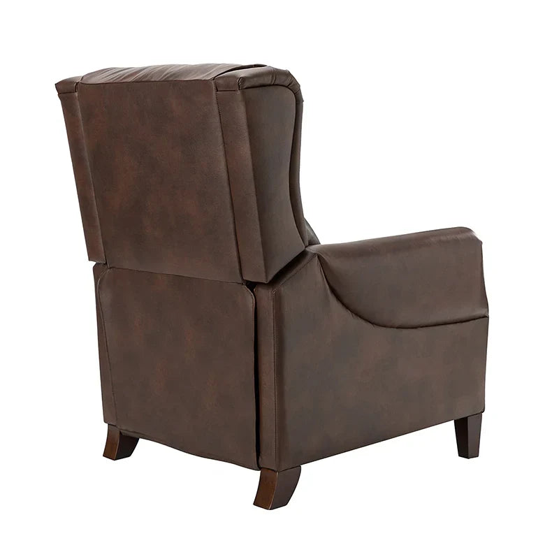 Rosaura 32.68" Wide Genuine Leather Manual Recliner