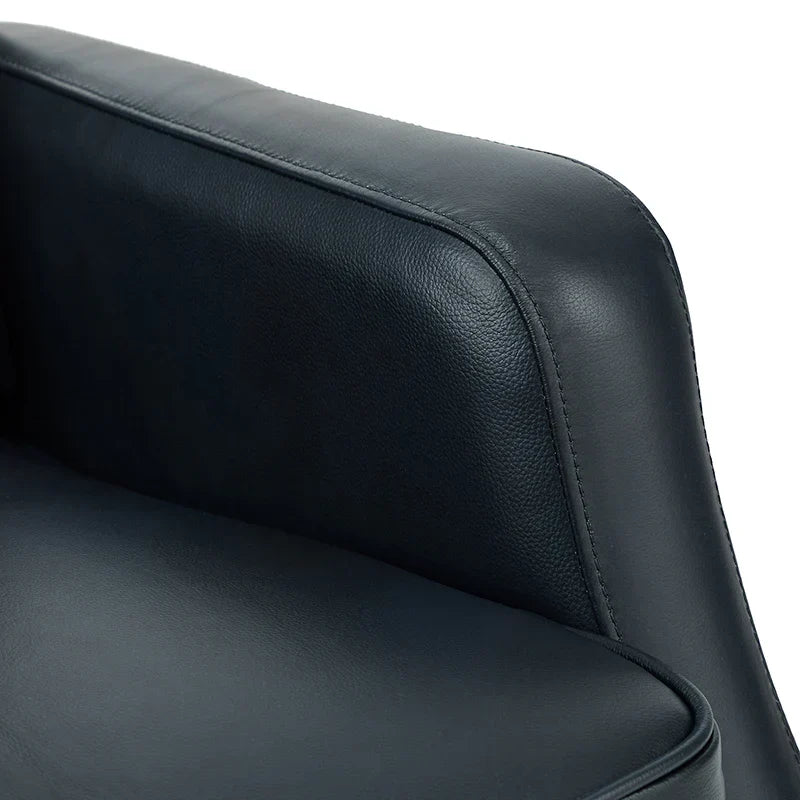 Benito 28.74" Wide Genuine Leather Swivel Rocker Recliner