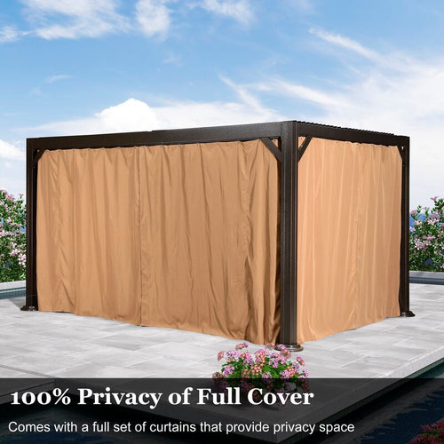 13' W x 10' D Aluminum Pergola